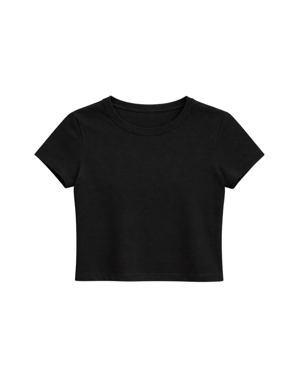 Cropped Essential Black